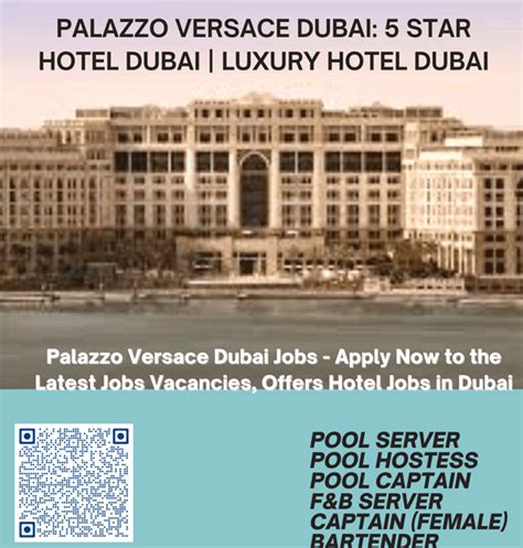 palazzo versace jobs|capri versace jobs.